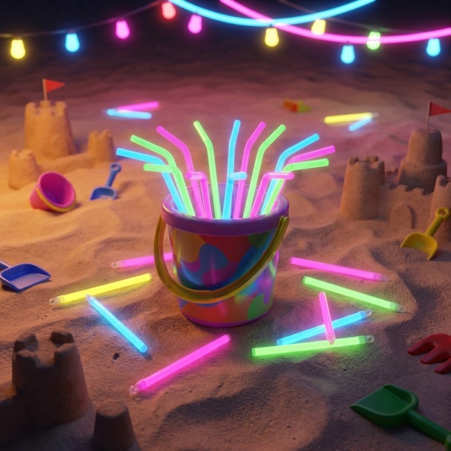 Eimer-Party auf Koh Phangan, illustriert