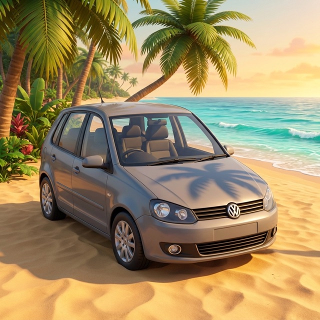 Golf von Thailand bei gutem Wetter, illustriert